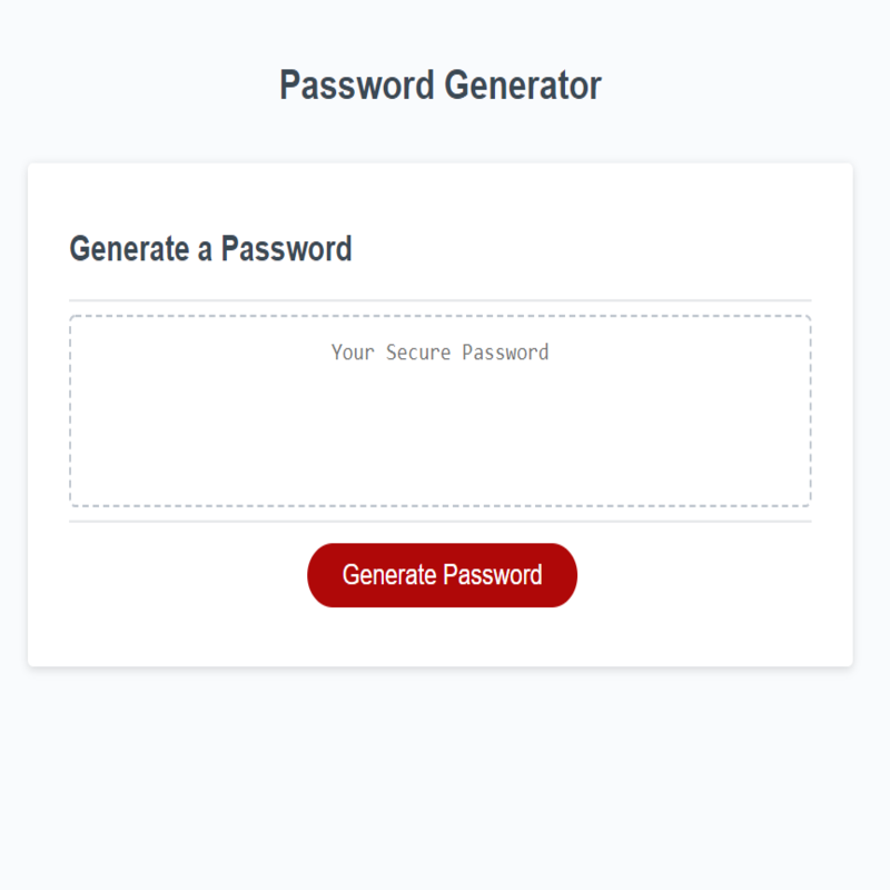 Password-Generator